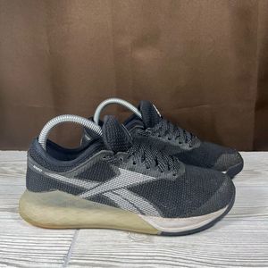 Reebok Womens Nano 9 Womens 7 Black Cross Training Shoes Athletic Sneaker